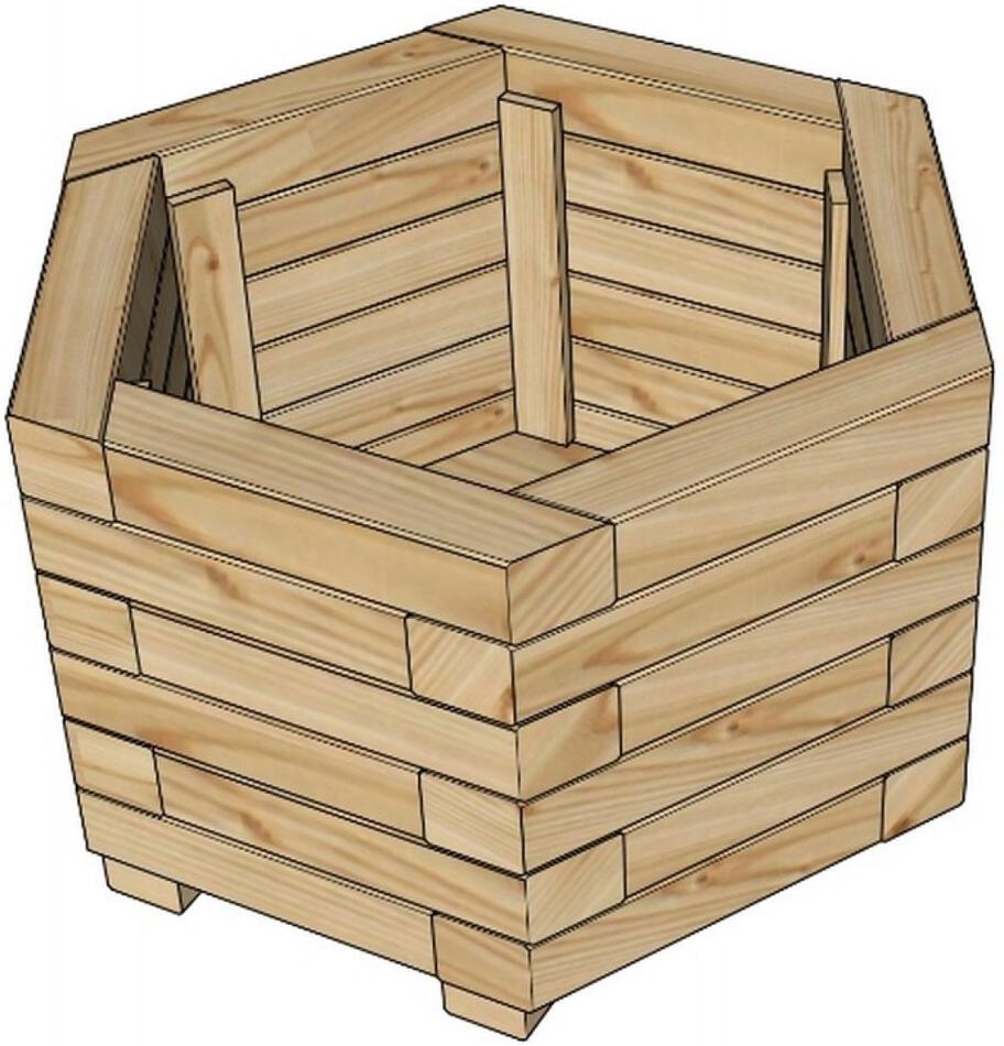 Vyvýšený záhon / truhlík LANITPLAST POTTING7 (S7281) LG2403