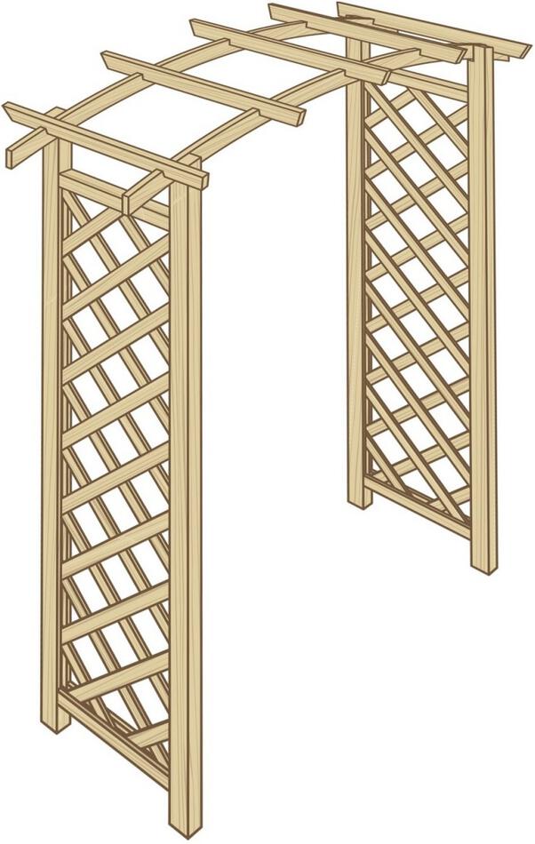 Pergola na růže LANITPLAST S7011 LG2406
