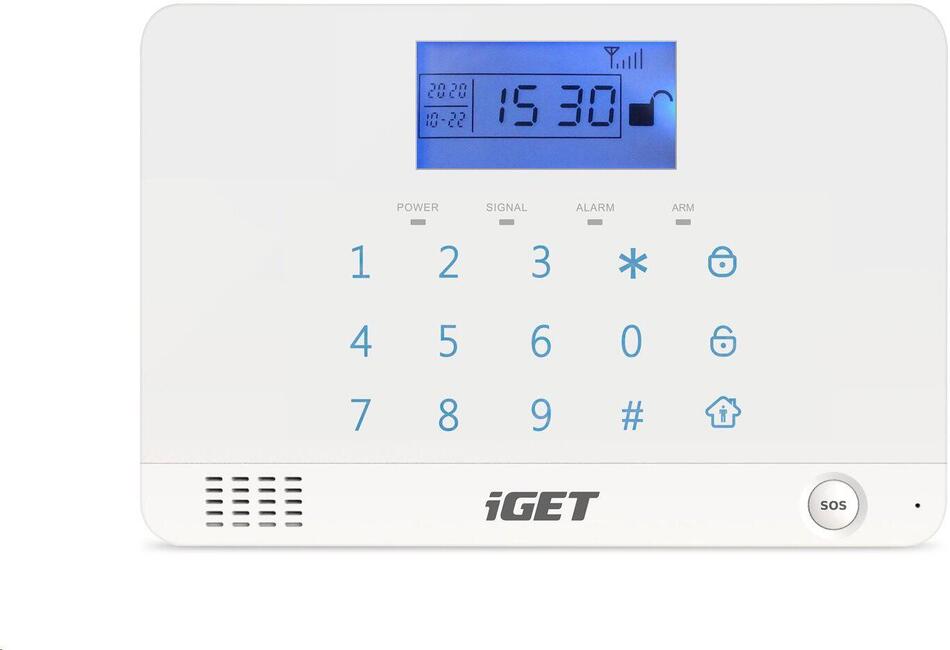 Bezdrátový GSM alarm IGET M3B, aplikace CZ