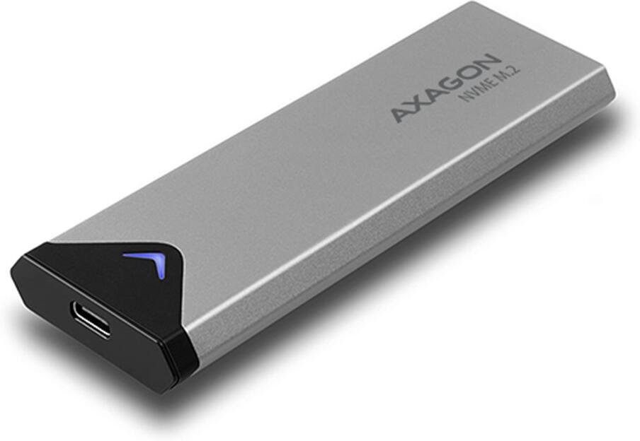 Externí box AXAGON EEM2-UG2 USB-C 3.2 Gen 2 - M.2 NVMe SSD kovový - délka 42 až 80 mm