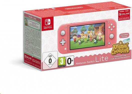 Nintendo Switch Lite Coral Acnh Nso 3 Mesice Nsh125 Onlineshop Cz