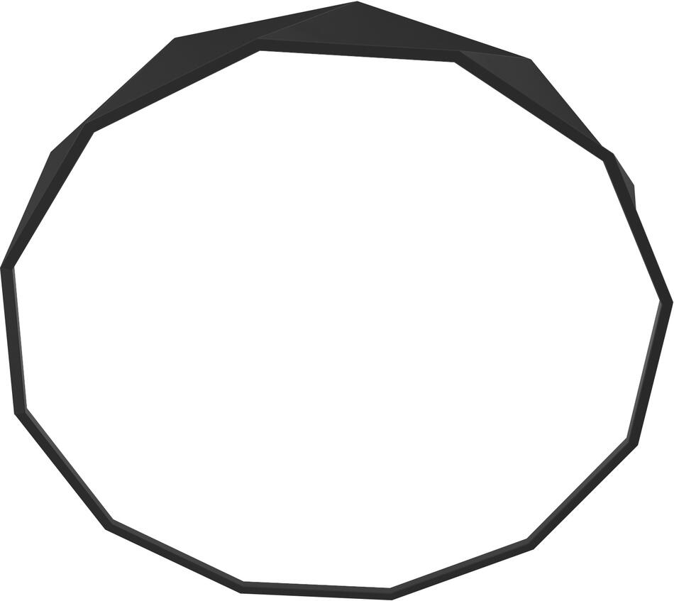 Stropní svítido Immax NEO Diamante 07130-B80 Zigbee 3.0 80cm, černé (IM0701)