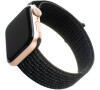 Nylonový řemínek FIXED Nylon Strap pro Apple Watch 38/40/41mm, reflexně černý