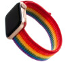 Nylonový řemínek FIXED Nylon Strap pro Apple Watch 38/40/41mm, duhový