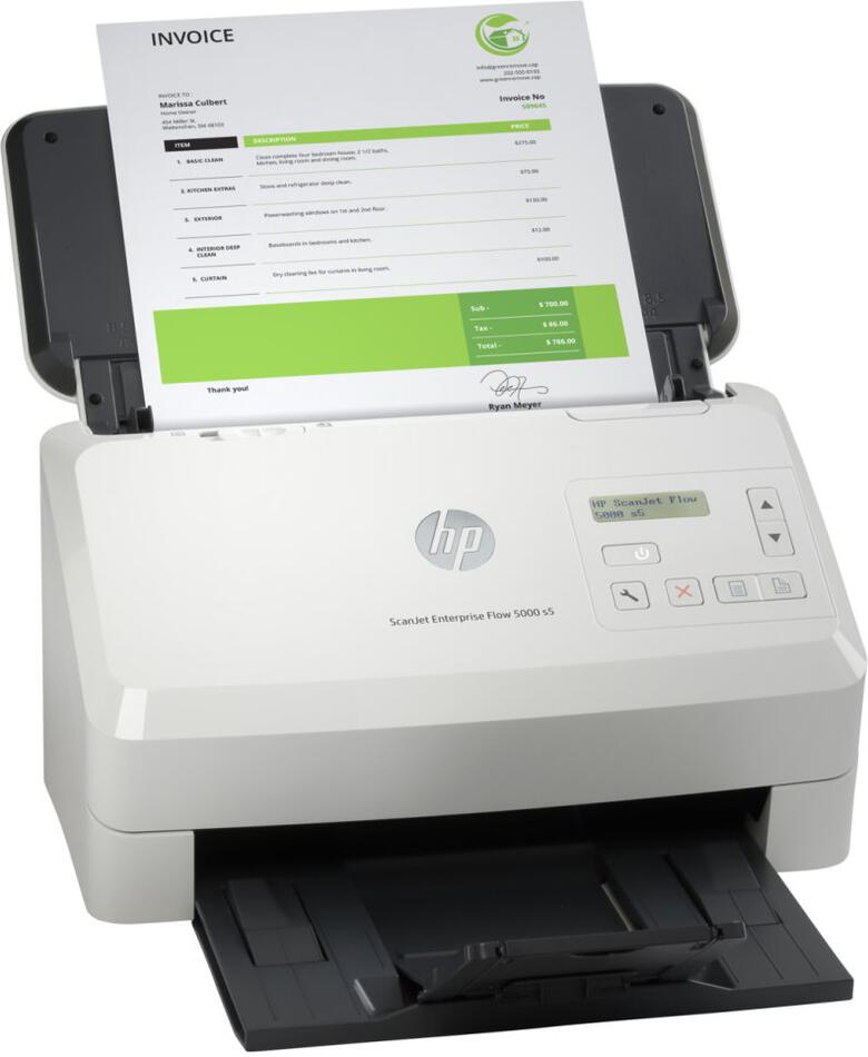 HP ScanJet Enterprise Flow 5000 s5/ A4/ 600x600dpi/ ADF/ USB (6FW09A#B19)