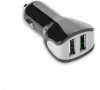 Celly nabíječka do auta, 2x USB, 3,4 A, černá (CC2USBTURBOBK)