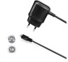 Celly nabíječka do sítě, micro USB, 1 A, černá (TCMICRO)