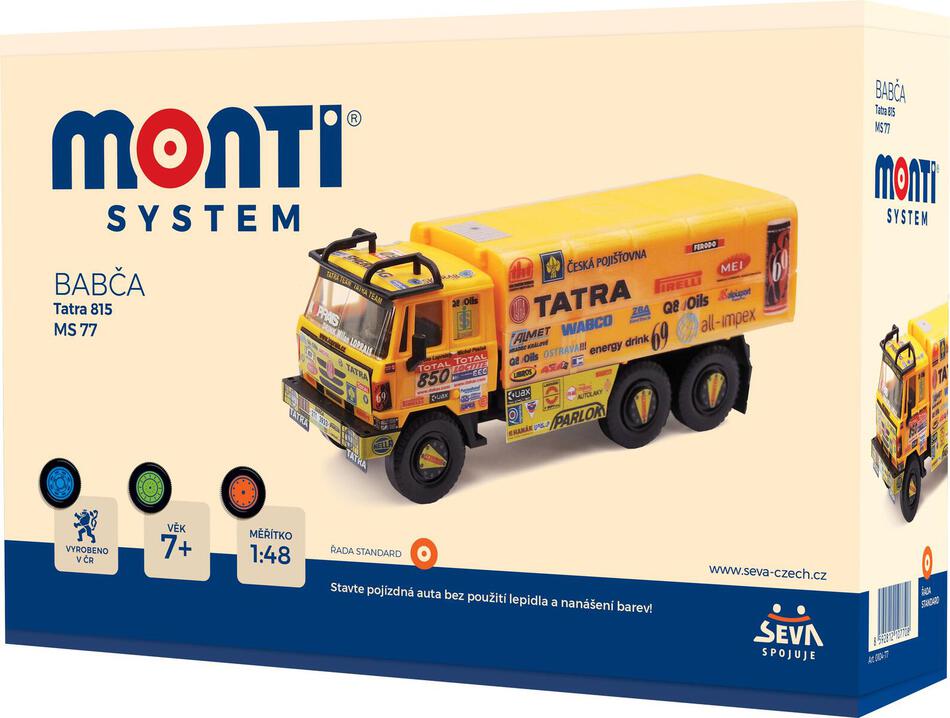 Stavebnice Seva Monti System MS 77 - Babča Tatra 815 1:48