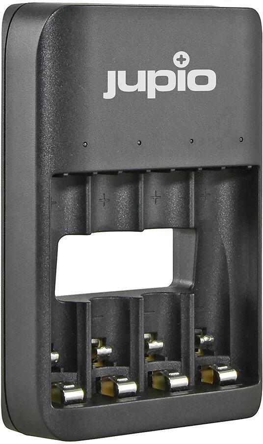Nabíječka Jupio USB 4-slots Battery Charger LED pro 1 až 4ks AA/ AAA baterií