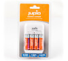 Nabíječka Jupio Compact Charger + 4ks dobíjecích AA baterií