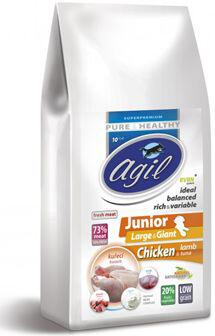 Granule pro psy Agil Junior Large&Giant Low Grain Chicken, Lamb, 10kg