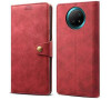 Lenuo Leather pro Xiaomi Redmi Note 9T, červené