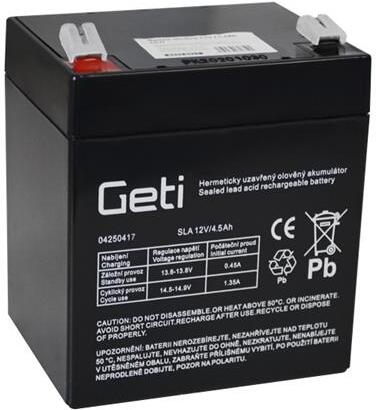 Baterie olověná 12V 4.5Ah GETI