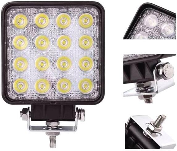 Světlo na pracovní stroje LED T764A, 10-30V/48W HADEX