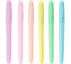 EASY FLASH PASTEL Sada pastelových zvýrazňovačů, kulaté, 6 barev