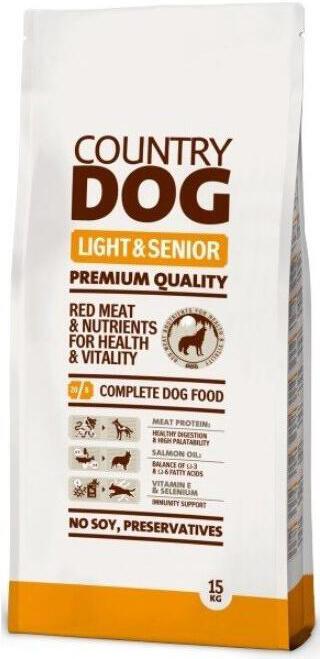 Granule pro psy Country Dog Light Senior, 15kg