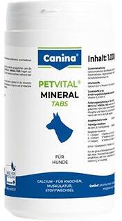 Canina PETVITAL Mineral Tabs 1000g (500tbl)