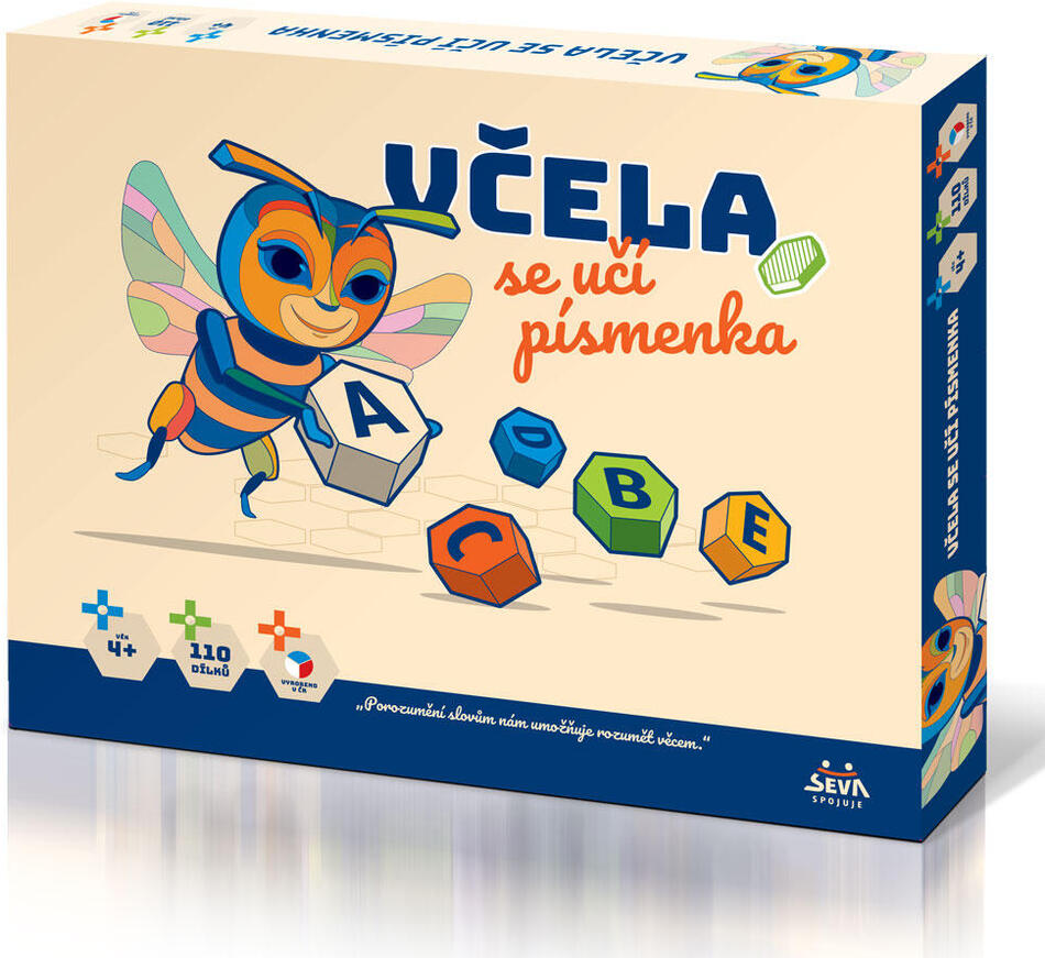 Mozaika Seva Včela se učí písmenka