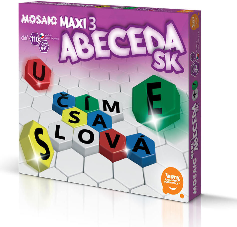 Stavebnice Seva Mosaic Maxi 3 - Abeceda SK