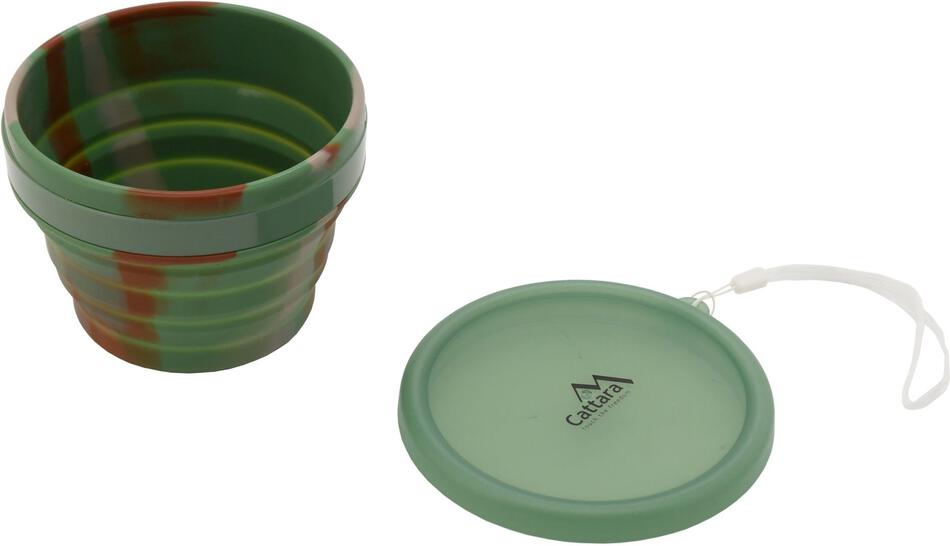 Silikonová skládací miska ARMY 950ml CATTARA