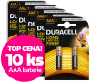 VÝHODNÝ SET 10ks AAA baterií DURACELL