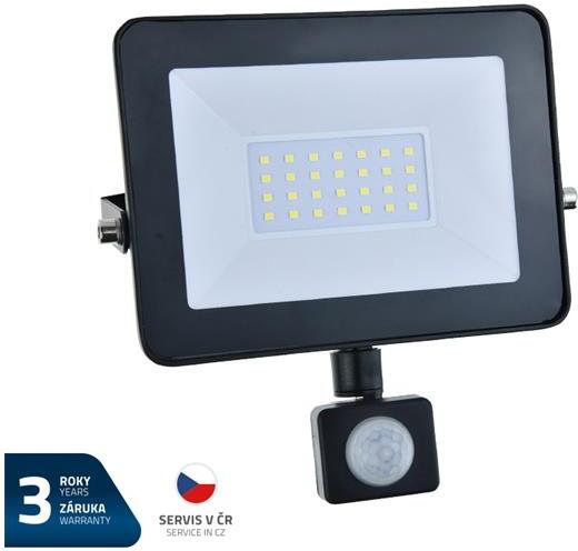 LED reflektor GETI GLF30P 30W s PIR čidlem