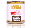 Farm Fresh Dog Lamb&Rabbit konzerva 800g