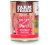 Farm Fresh Dog Monoprotein konzerva Beef 400g