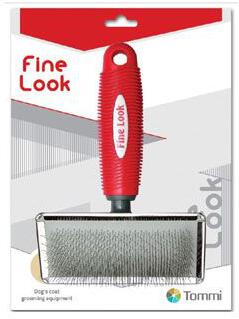 Kartáč jemný Fine Look L red image 12x18cm