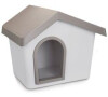 Bouda pro psa plastová šedá 72,2x61,8x62,3cm IMAC