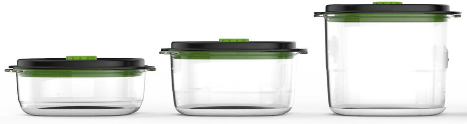 Sada 3 dóz Fresh 0,7 + 1,2 + 1,8 l FoodSaver (FFC026X)