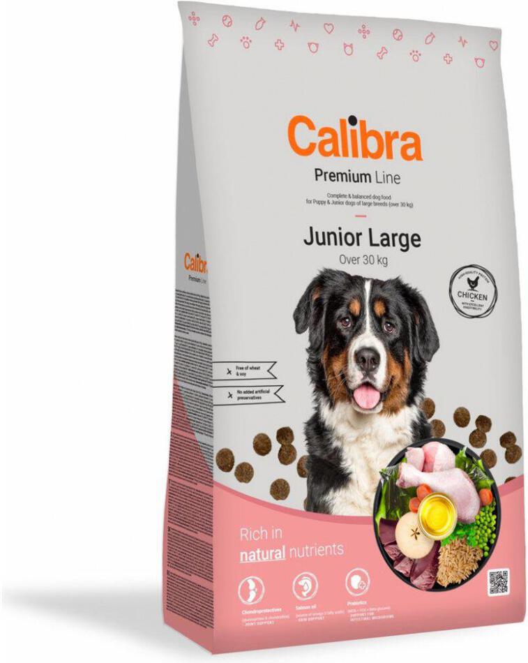 Granule pro psy Calibra Dog Premium Line Junior Large, 12kg