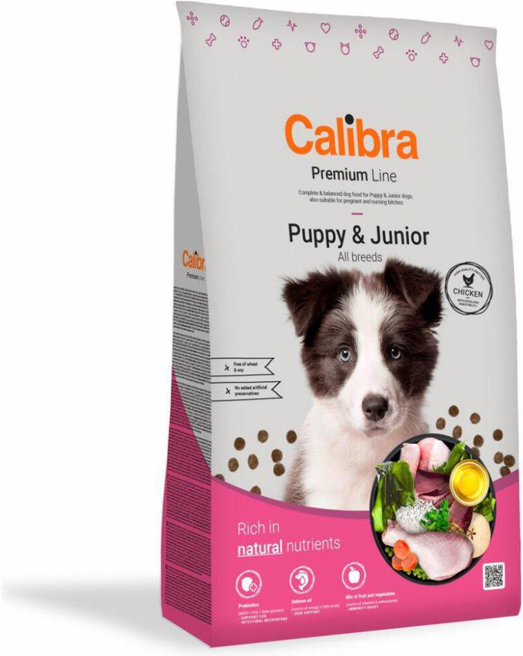 Granule pro psy Calibra Dog Premium Line Puppy&Junior, 3kg
