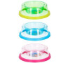 PetGift Miska plast transparent.protiskluz 19x6,5cm, mix barev