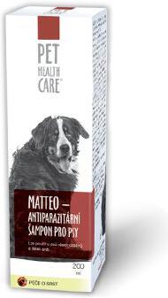 PET HEALTH CARE Šampon MATTEO antiparazit. pro psy 200ml PHC