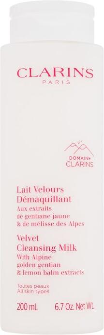 Čisticí mléko Clarins Velvet Cleansing Milk, 200 ml