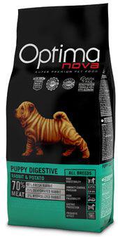 Optima Nova Dog GF Puppy Digestive Rabbit&Potato 2kg