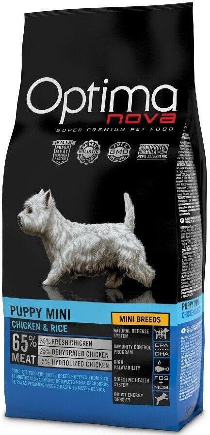 Optima Nova Dog Puppy Mini Chicken&Rice 2kg