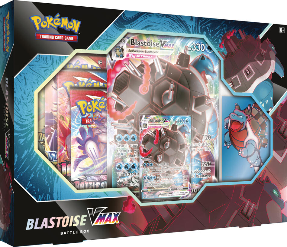 Pokémon TCG: Venusaur / Blastoise VMAX Battle Box | ONLINESHOP.cz