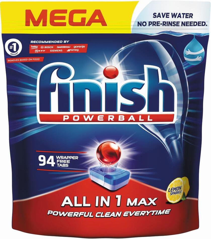 Tablety do myčky Finish AIO MAX LEMON 94