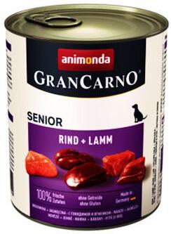 Animonda pes GRANCARNO konz. Senior hovězí/jehněčí800g