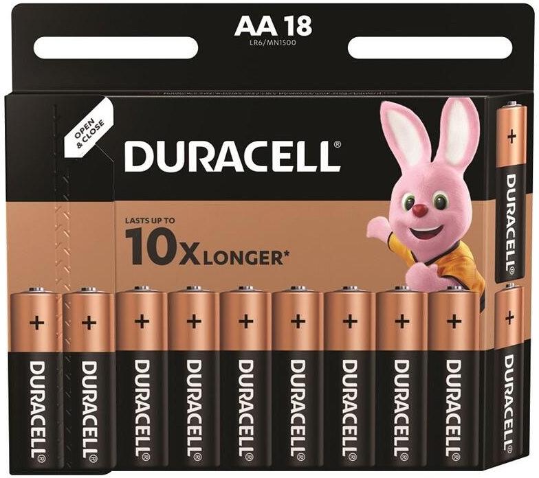 Duracell Basic alkalická baterie 18 ks (AA) (42306)