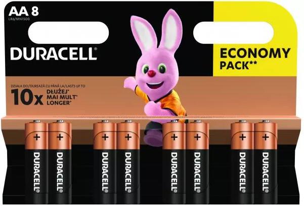 Duracell Basic alkalická baterie 8 ks (AA) (42303)