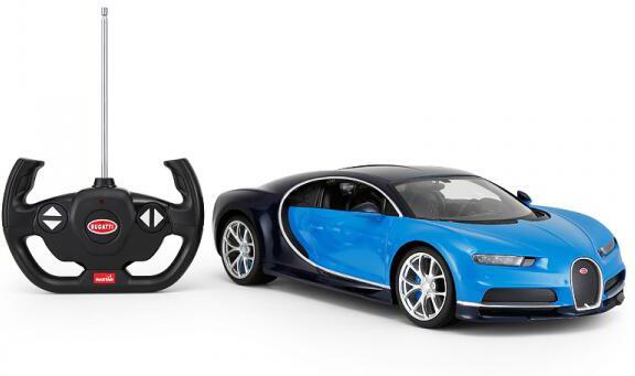 R/C auto Rastar Group Bugatti Veyron Chiron (1:14) blue