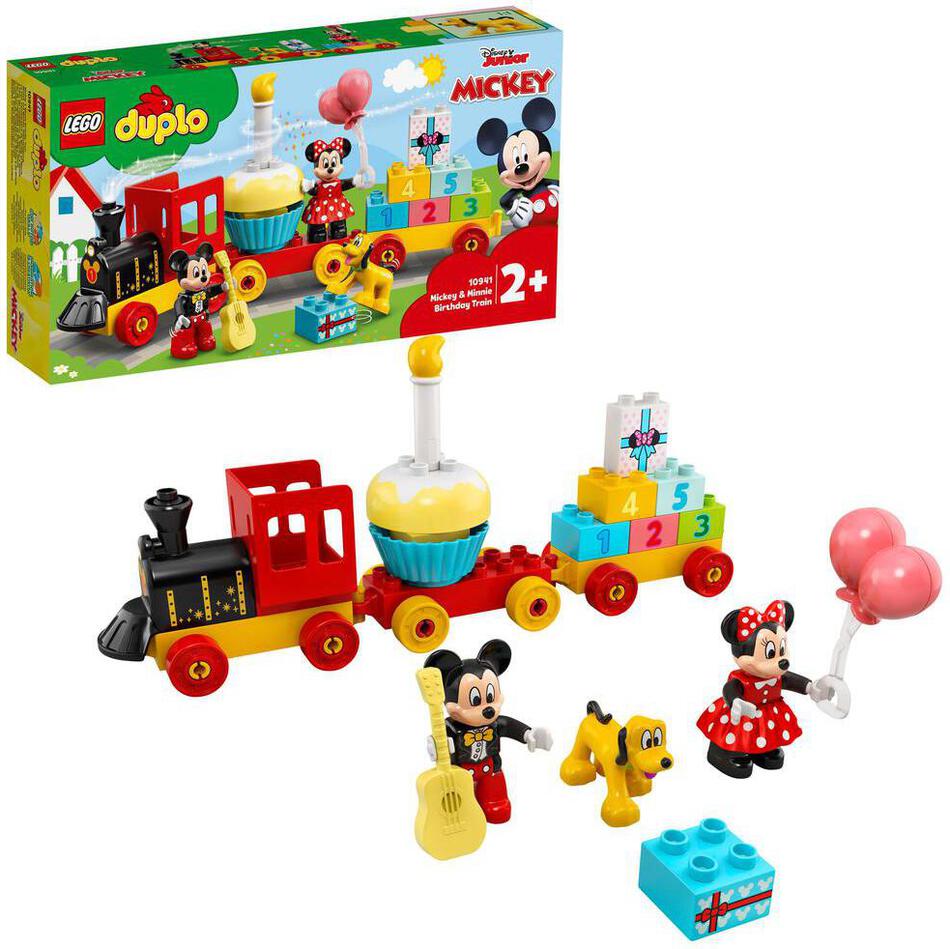 LEGO® DUPLO® Disney 10941 Narozeninový vláček Mickeyho a Minnie