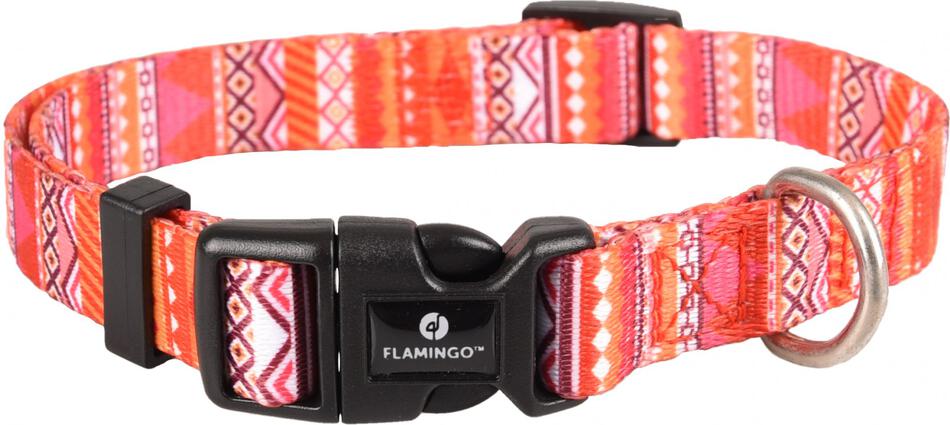 Flamingo Obojek pro psy nylon SYB 30-45cm x 15mm