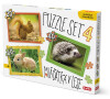 Puzzle SET 4 Efko Mláďátka v lese