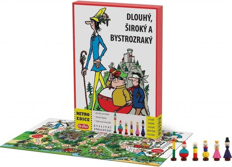 Společenská hra Efko Dlouhý, Široký a Bystrozraký