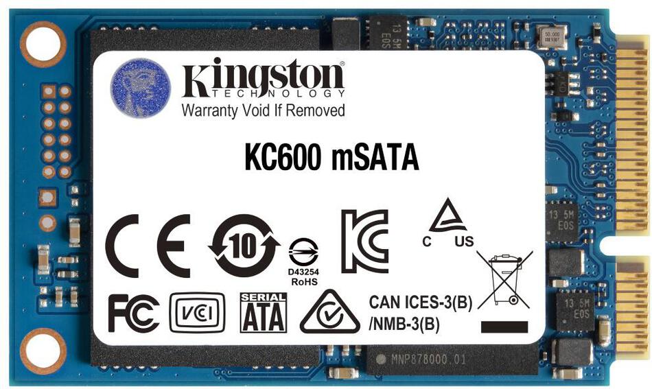 Kingston KC600 / 1TB / SSD / mSATA / 5R (SKC600MS/1024G)