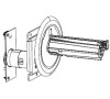 ZEBRA kit,Liner Take-Up Spindle and Motor Assembly,ZT410